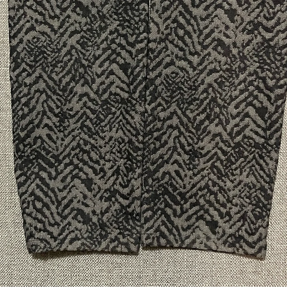 7 For All Mankind The Skinny Jacquard Mid-Rise Jeans | Chevron Textured|Size‎ 28